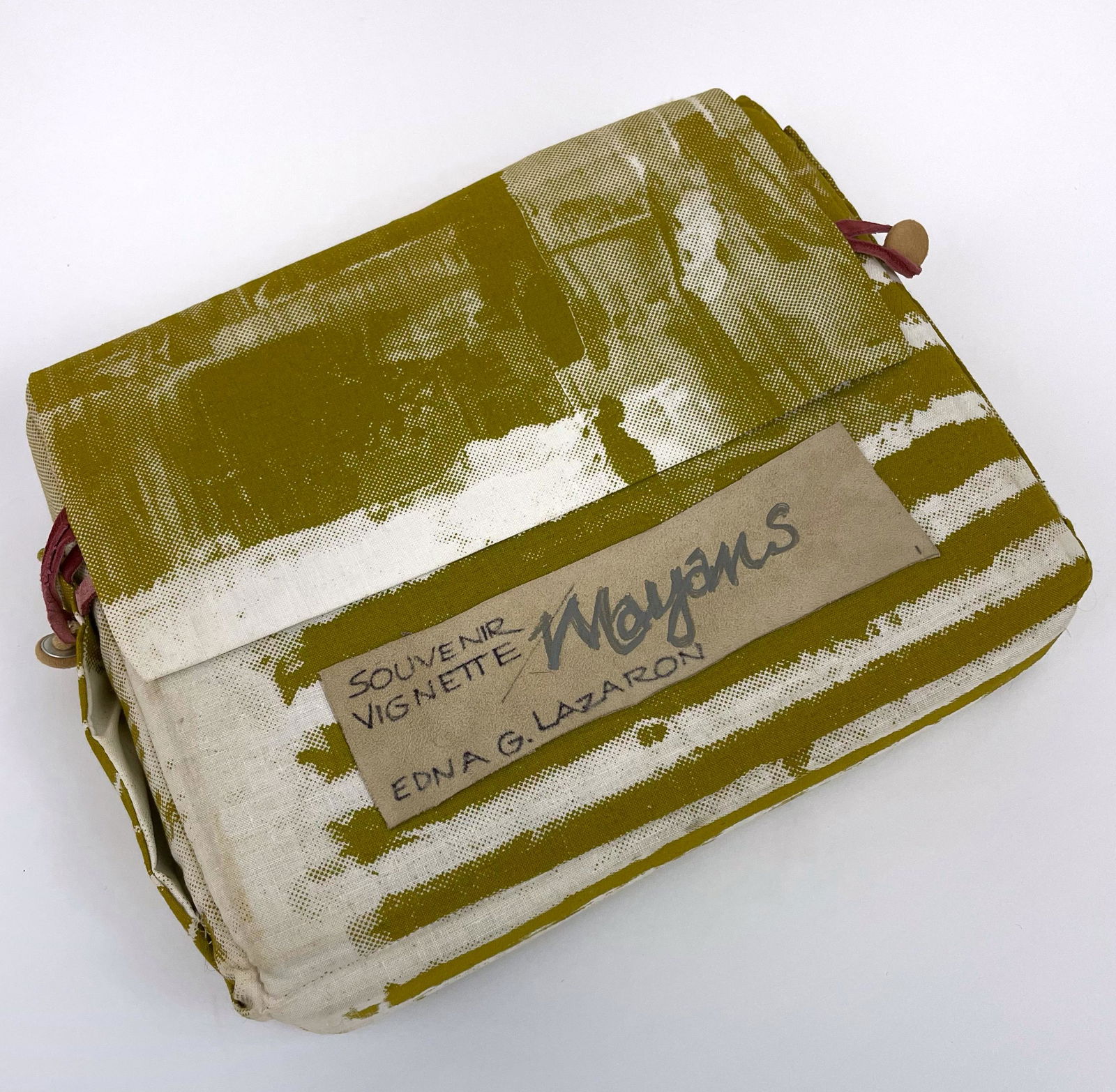 Edna G. Lazaron Artist Book Mayans Fabric Paper Clay (1 of 8)