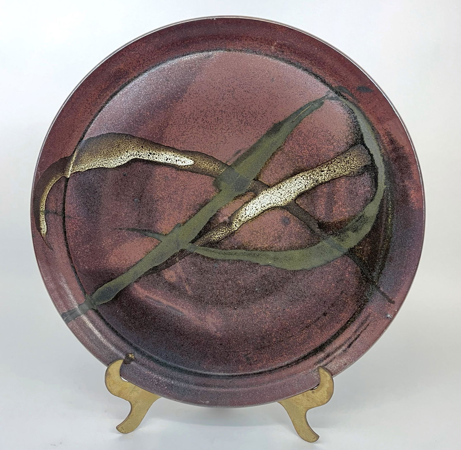 Ken Ferguson Studio Pottery Large Charger (1 of 8)