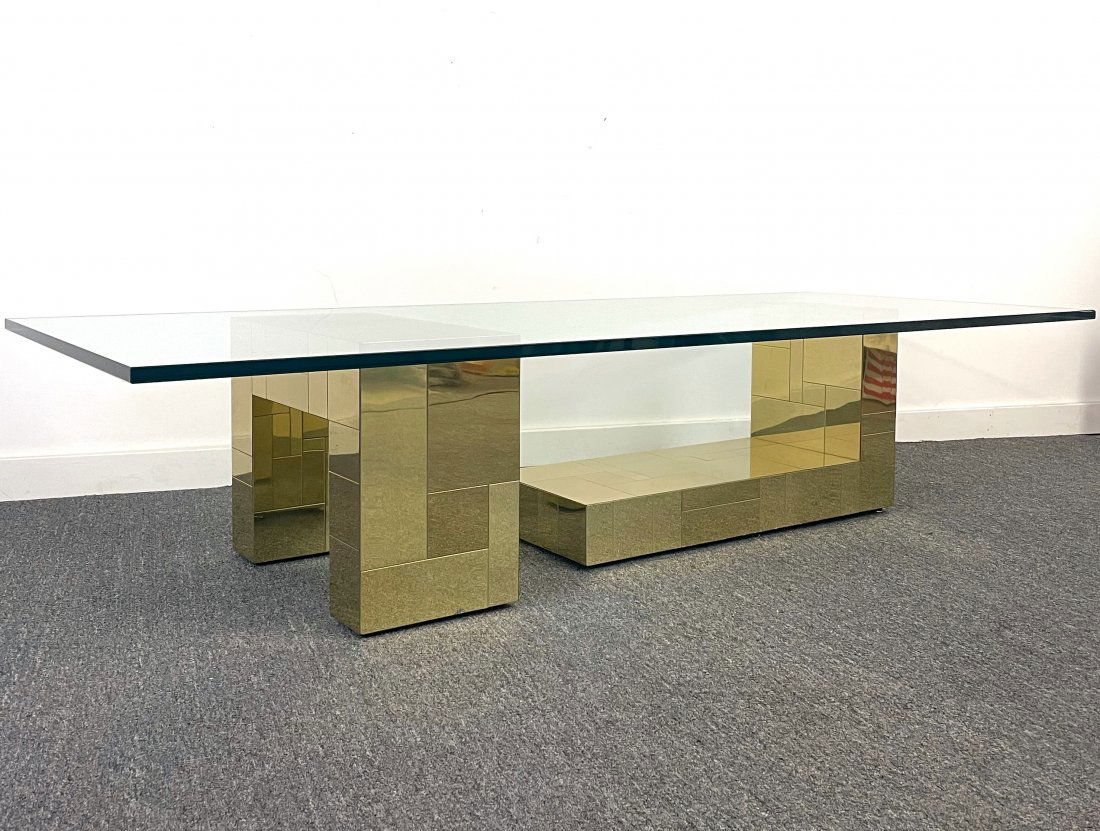 Paul Evans Brass Cityscape Coffee Table (1 of 7)