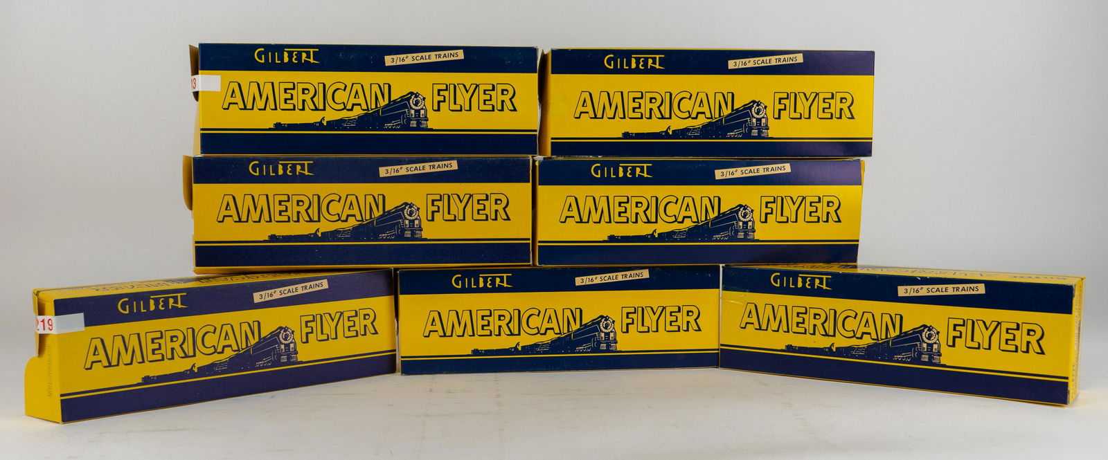 Lot of 7 Gilbert American Flyer RR Cars 3/16 Scale (1 of 8)