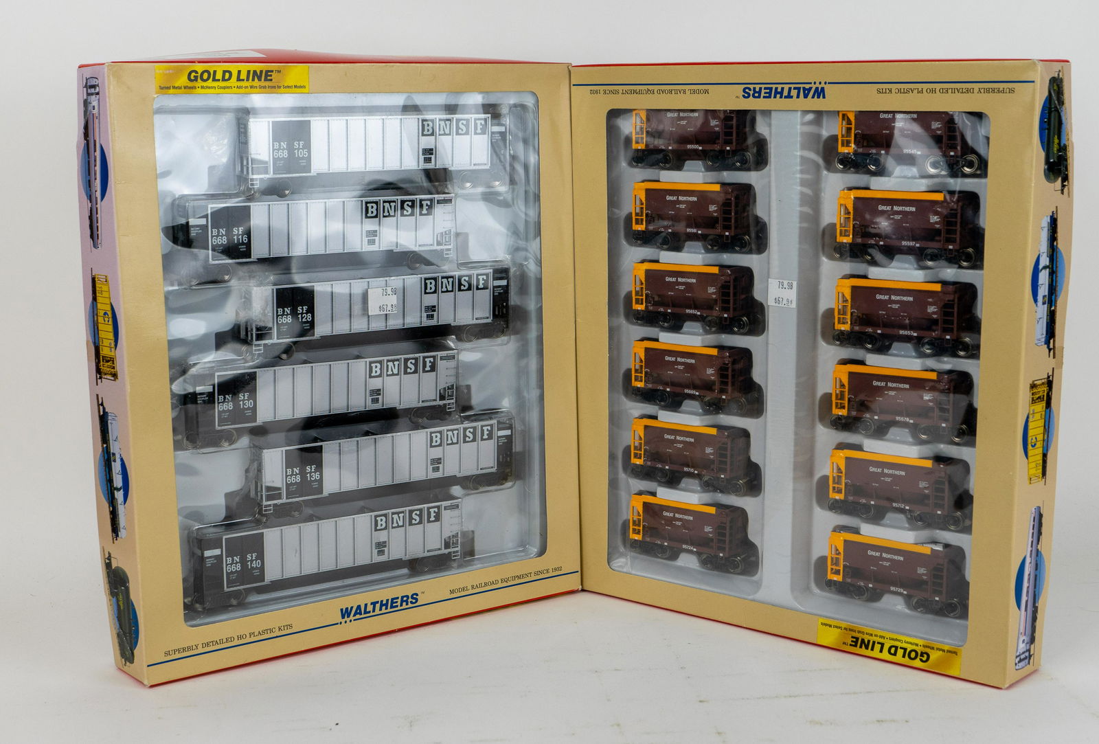 Lot of 2 Unopened Boxes of Walthers Gold Line RR Cars HO Scale (1 of 4)