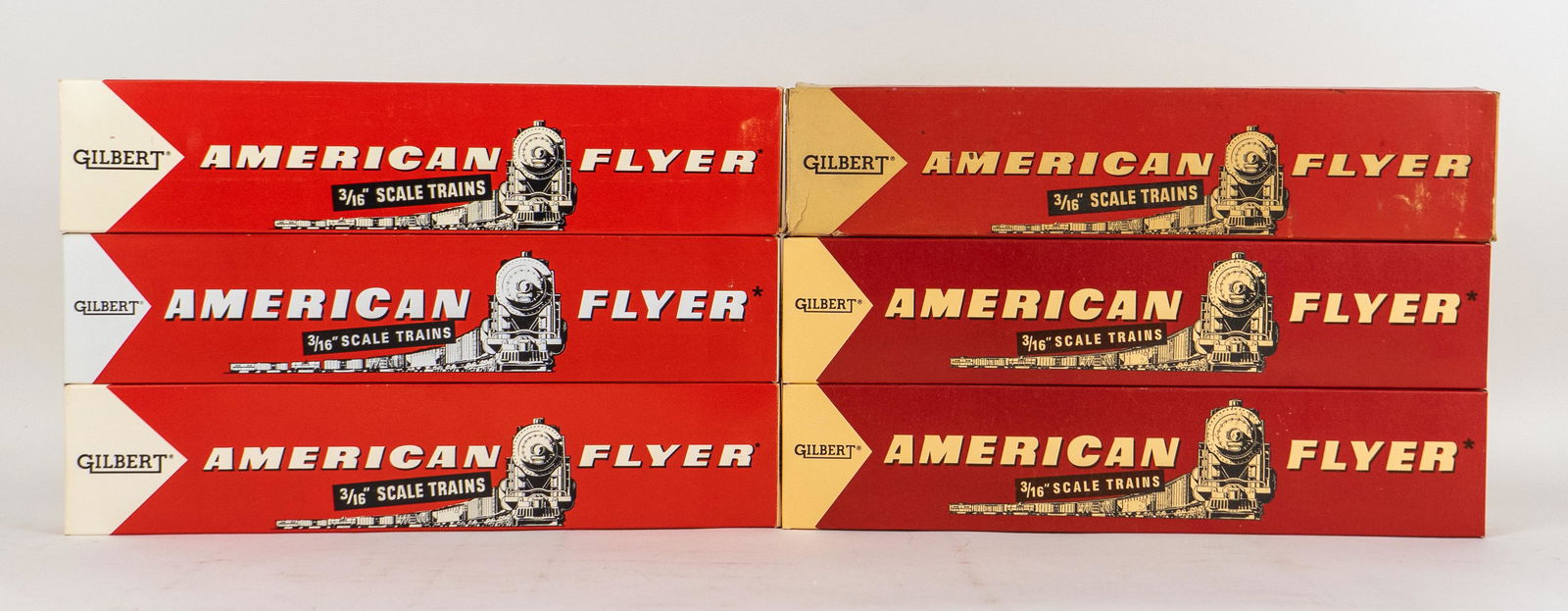 Lot of 6 American Flyer by Gilbert 3/16 Scale Locomotive (1 of 16)