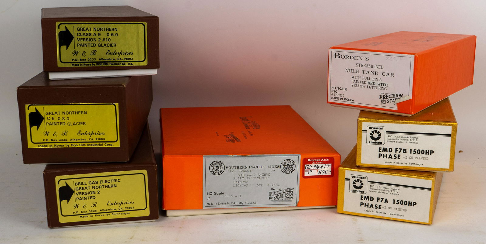 Empty Boxes for W & R Enterprises, Iron Horse, Samhongsa (1 of 8)