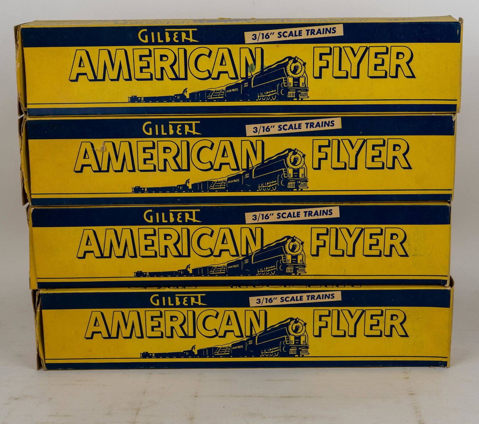 Gilbert American Flyer 960 961-S 962 963-S in Original Box: Nice set of American Flyer cars Observation, Baggage, Vista Dome Pullman and Coach. Original boxes as shown.