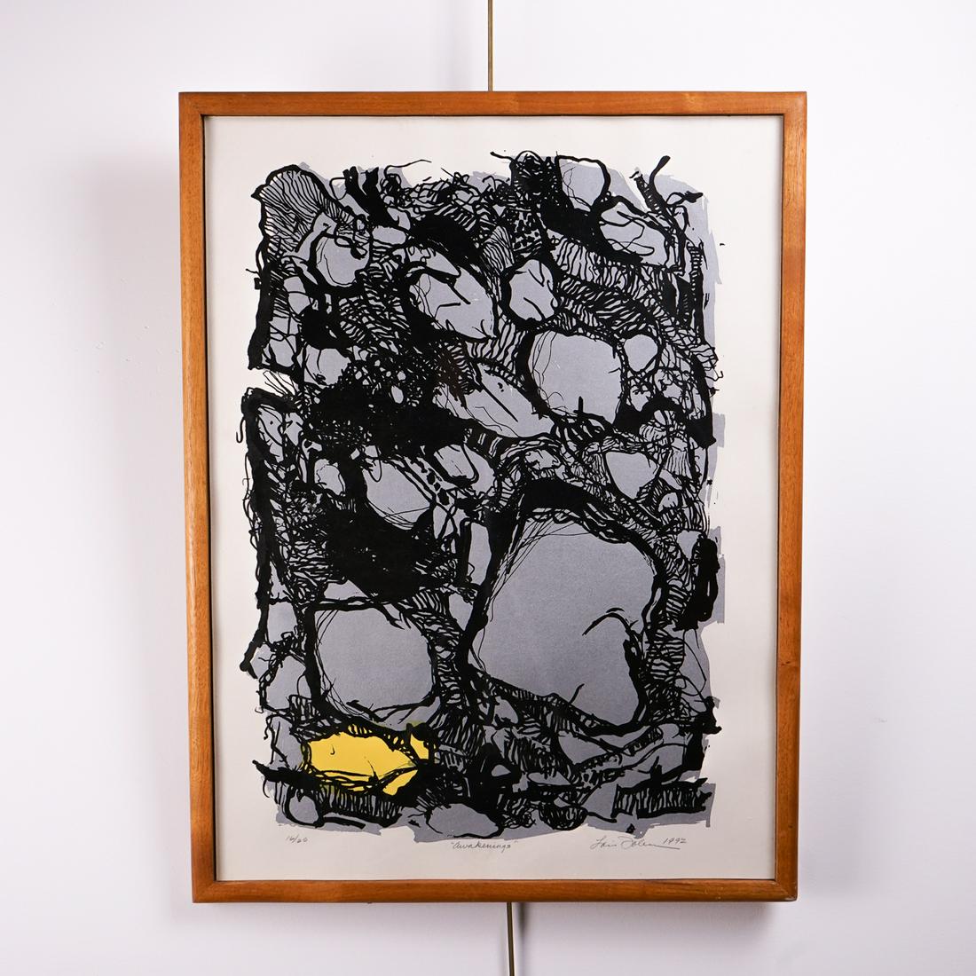 Lois Foley Numbered Print Awakenings 1992 in Frame (1 of 5)