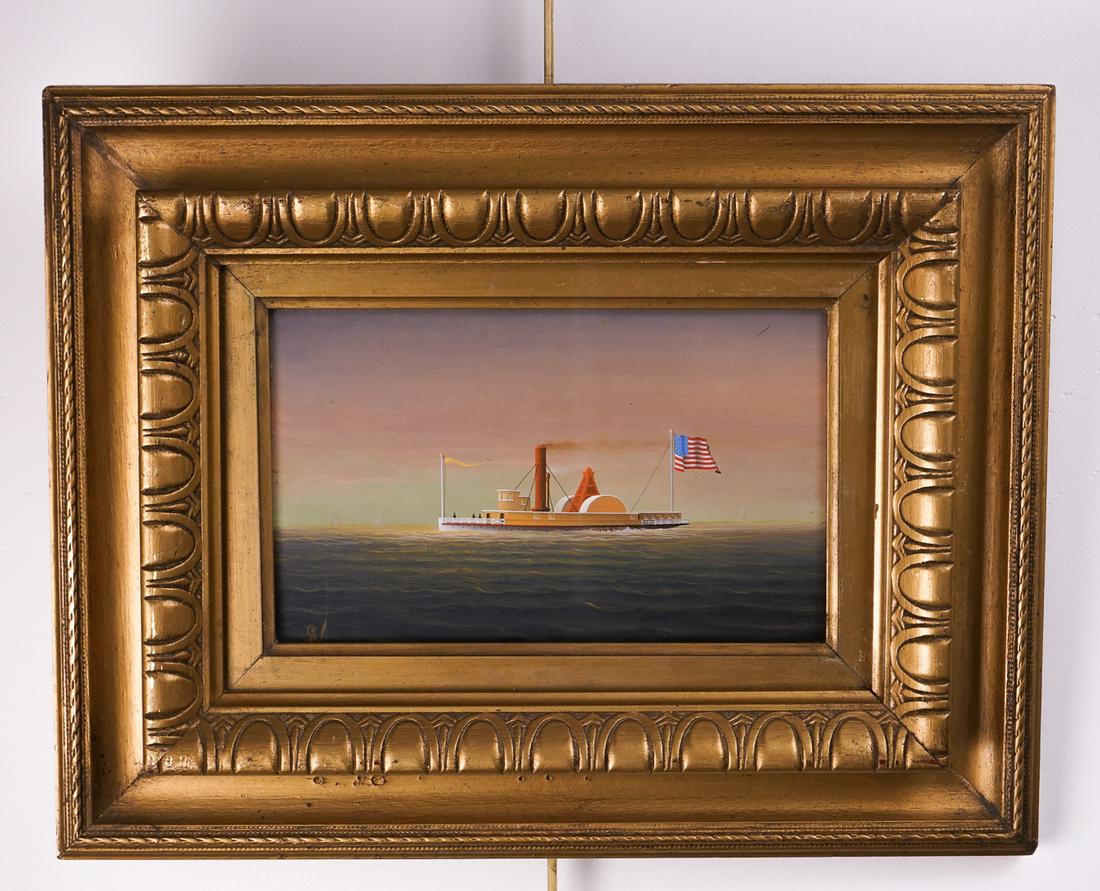 Steamboat Painting George Nemethy (b. 1952) (1 of 4)