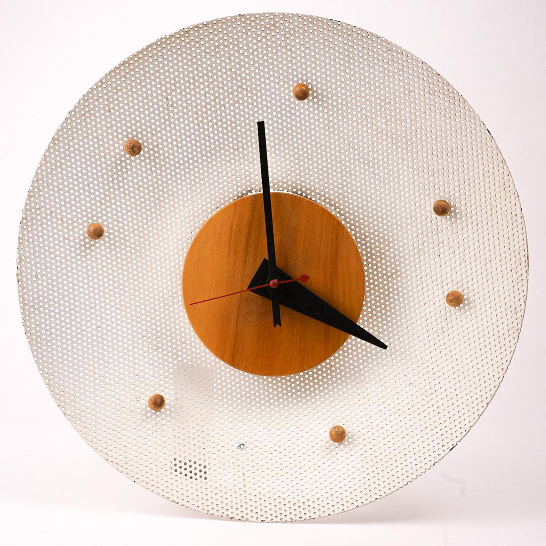 George Nelson Wire Mesh and Birch Clock (1 of 5)