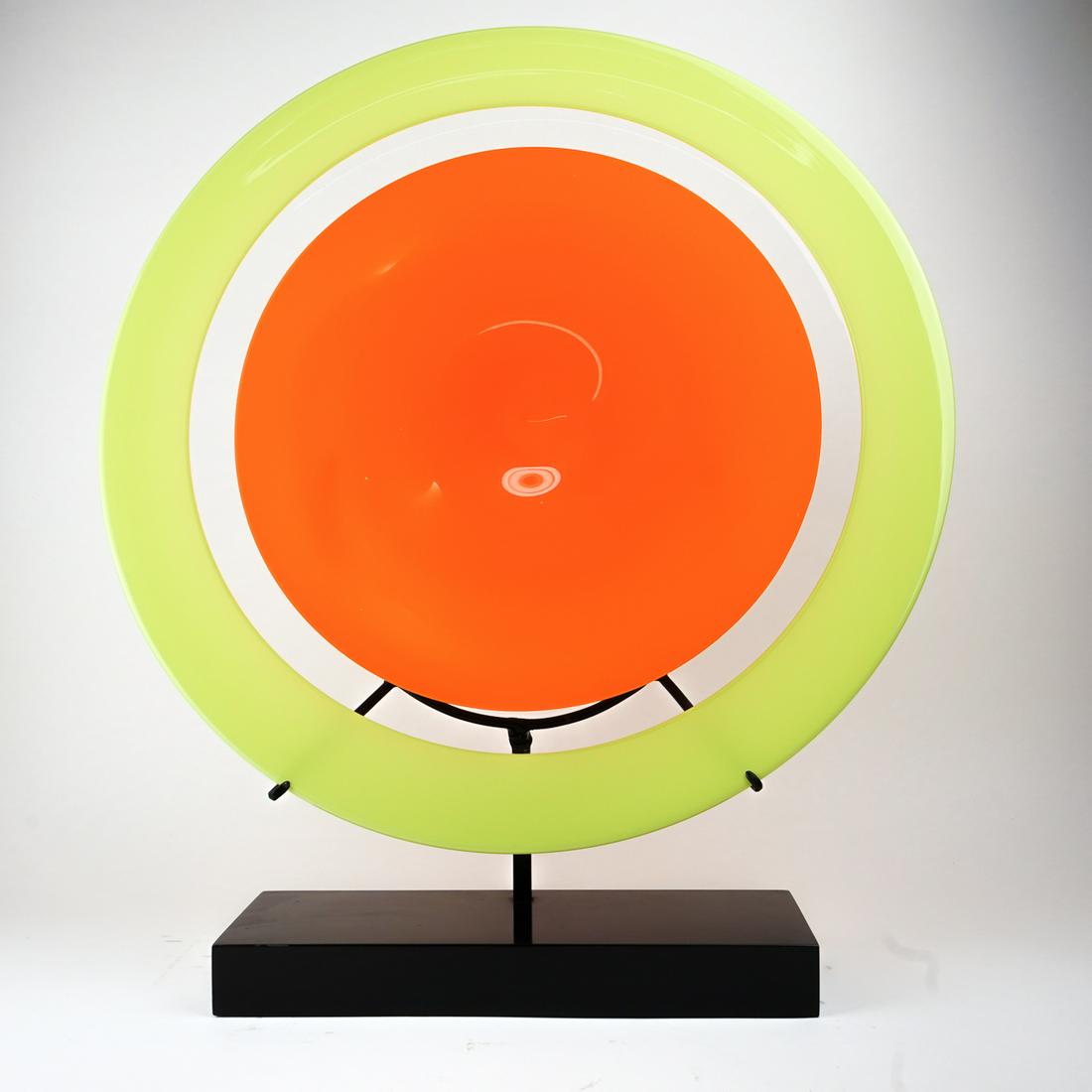 Fantastic Extra Large John Pomp Glass Charger (1 of 6)