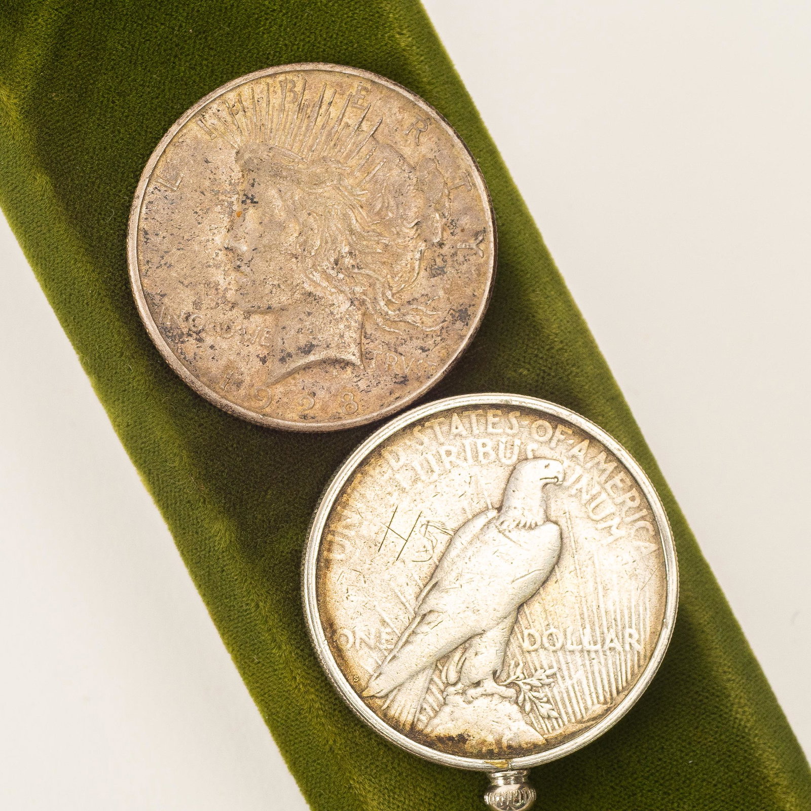 Two Peace Dollars 1923-S and 1928-S (1 of 6)