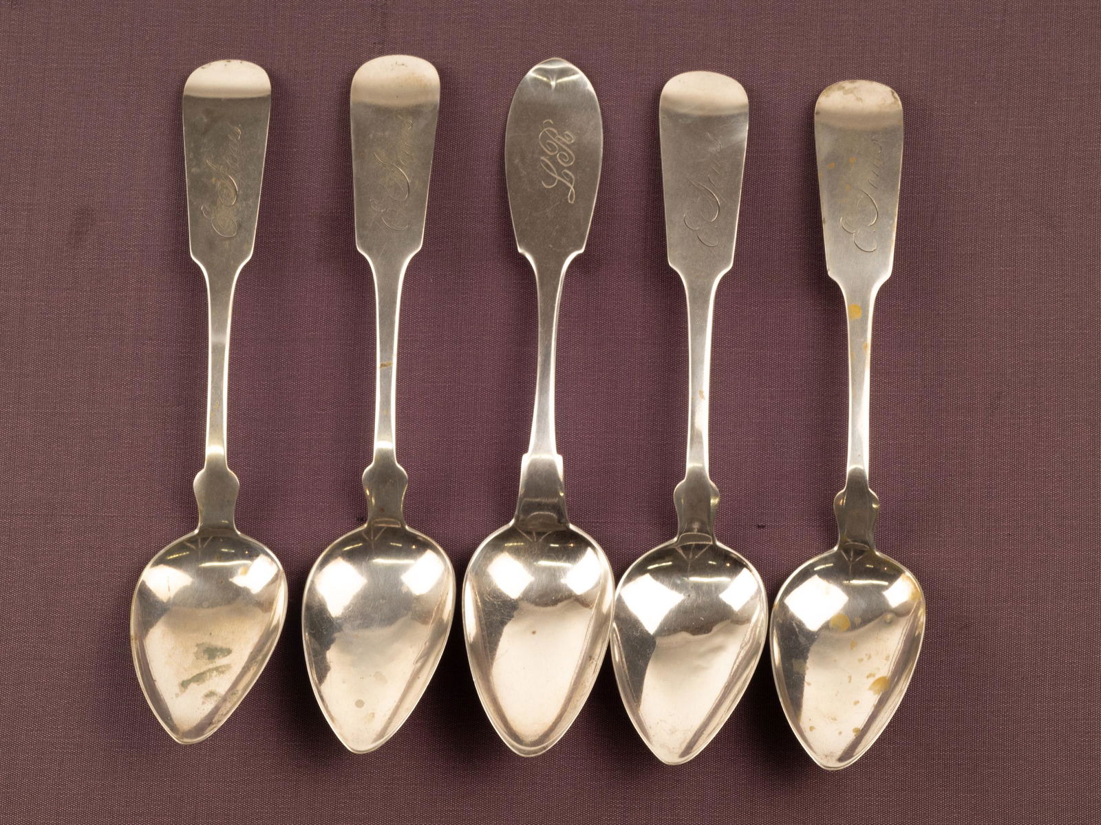 Coin Silver Spoons RA Baird Raleigh NC (1 of 9)