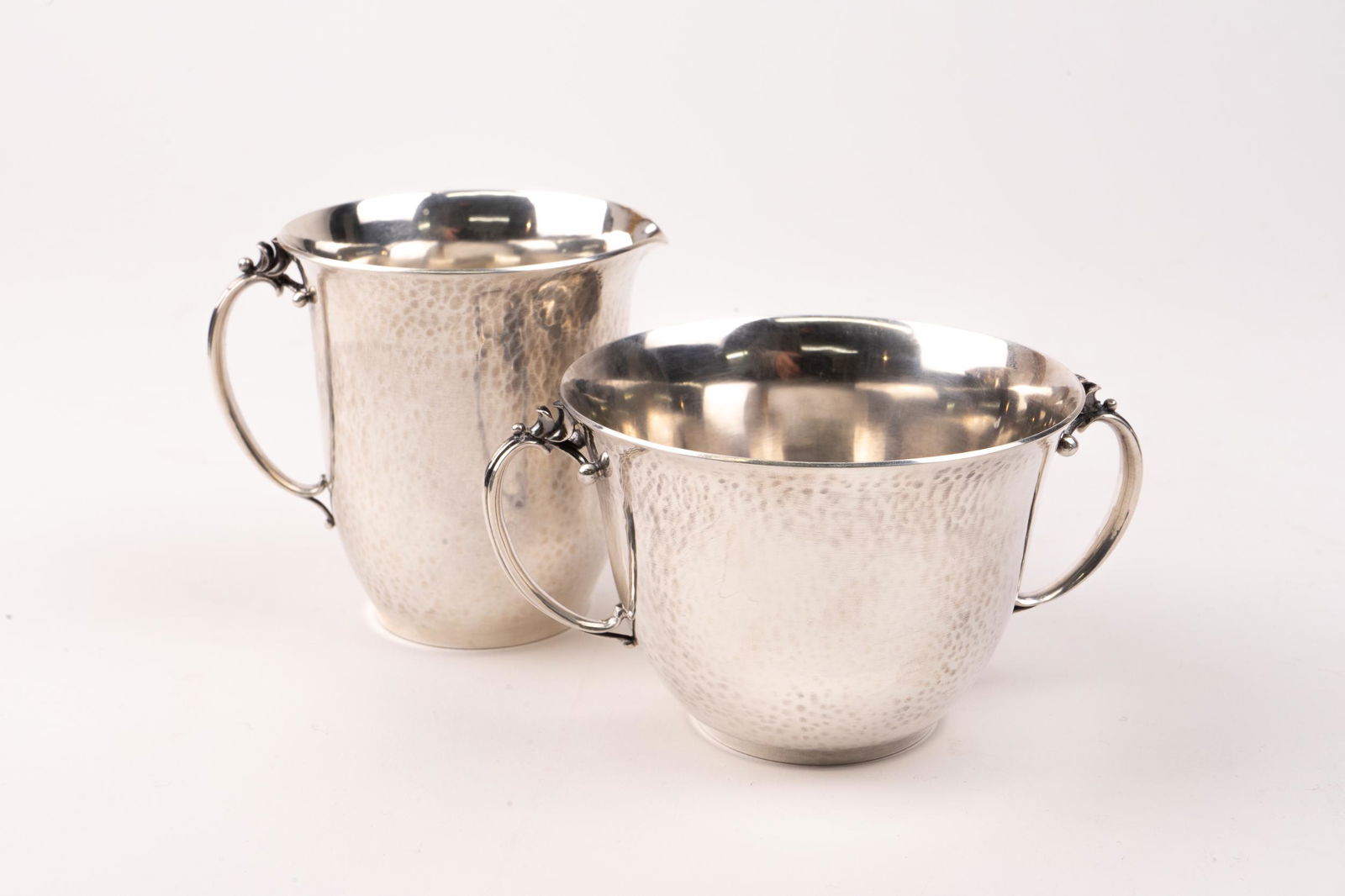 Georg Jensen Sterling Silver Sugar & Creamer 456 B (1 of 8)