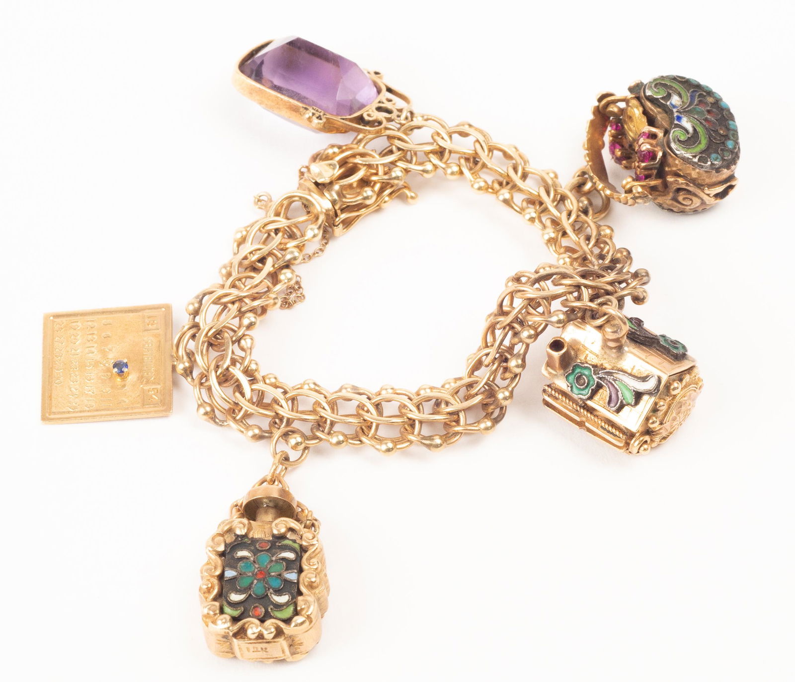 Crazy Wonderful 14K Gold Charm Bracelet (1 of 15)