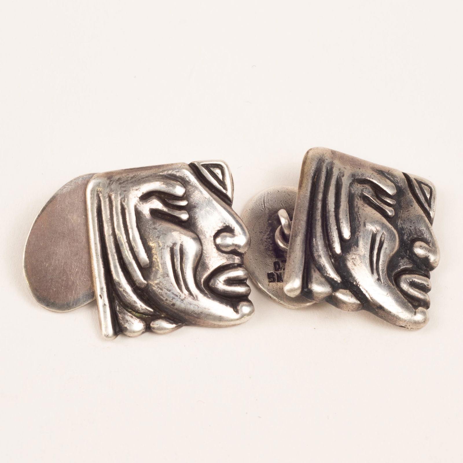 Vintage Los Castillo Sterling Cuff Links (1 of 4)