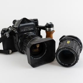 Pentax 67 with Handle, Lenses and Accessories