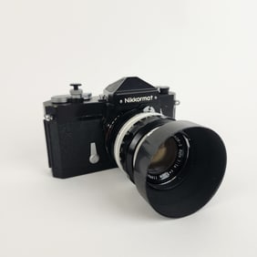 Black Nikkormat Film Camera