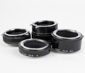Four Extension Tubes for Nikon