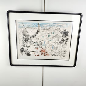 Salvador Dali The Golden Age Don Quixote Litho
