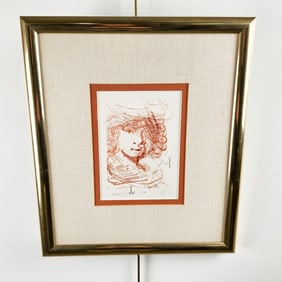 Salvador Dali Portrait of Rembrandt Signed and Numbered