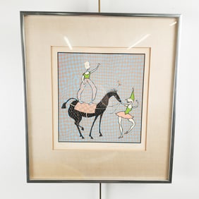Susanna Scott Screen Print Circus Theme