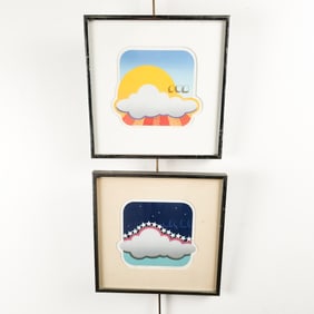 Pair of Pop Art Prints Susan Bailey 1979