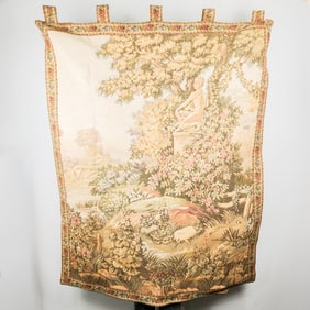 Beautiful Vintage French Tapestry Panel