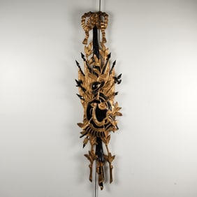 Gilded Wood Wall Decor Armillary