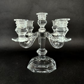 Baccarat French Crystal Candelabra