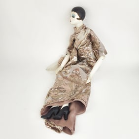 Fancy French Doll in Sequined Dress