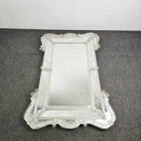 Venetian Glass Framed Mirror