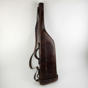Hard Leather Antique Rifle Case late 19th c