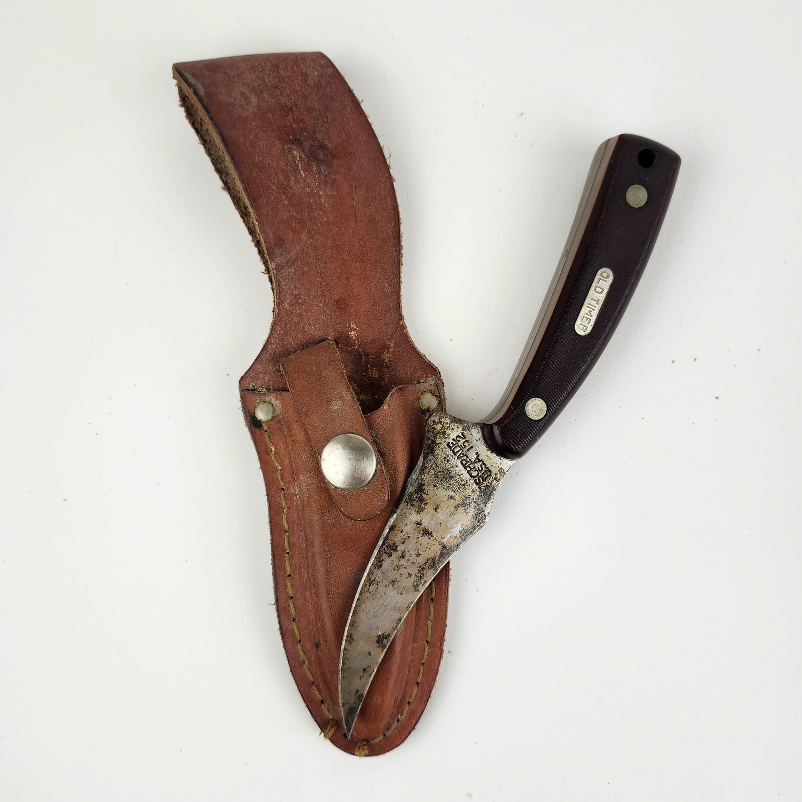Schrade Old Timer Skinning Knife with Sheath (1 of 8)