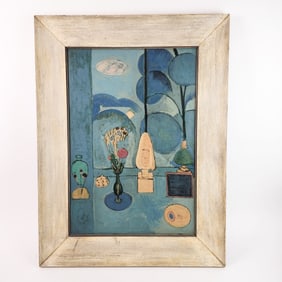 Matisse Screen Print The Blue Window in Frame