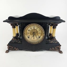 Seth Thomas Pillar 8 Day Mantle Clock