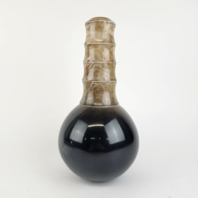 Studio Pottery Vase Signed Greenbaum