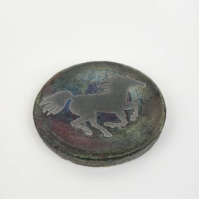 Pottery Tile with Horse