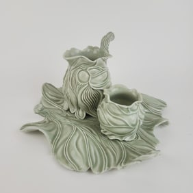 Porcelain Serving Set by Kyounghwa Oh