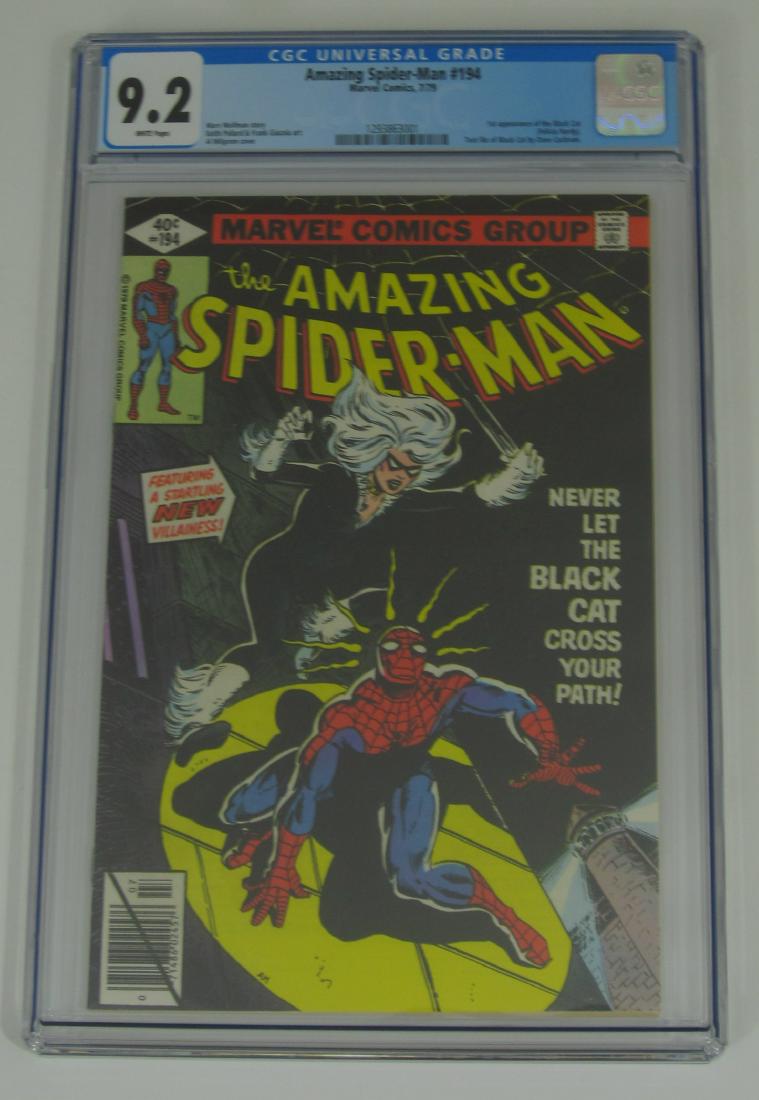Amazing Spider-Man #194 1st Black Cat CGC 9.2 (1 of 3)