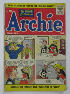 Archie Comics (42) Silver/Bronze Age issues: Archie #79, 130, 156, 159, 161, 163, 164, 168, 169, 171, 174-179, 181-184, 187, 192, 193, 196, 198, 200-202, 206, 208-210, 212, 216, 217, 219, 221, 258 & 297. Archie Annual #15, 21 & 23. Most in VG 4.