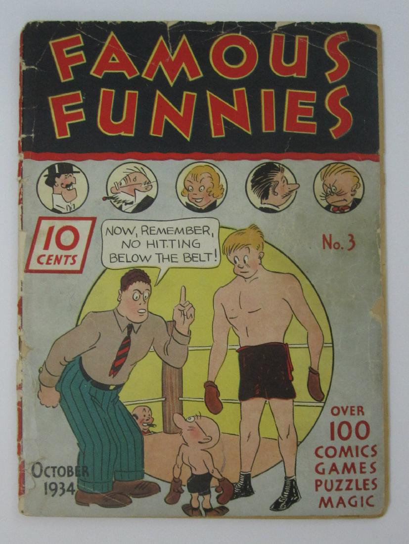 Famous Funnies #3 (Oct 1934) Scarce - 1st Buck Rogers (1 of 5)