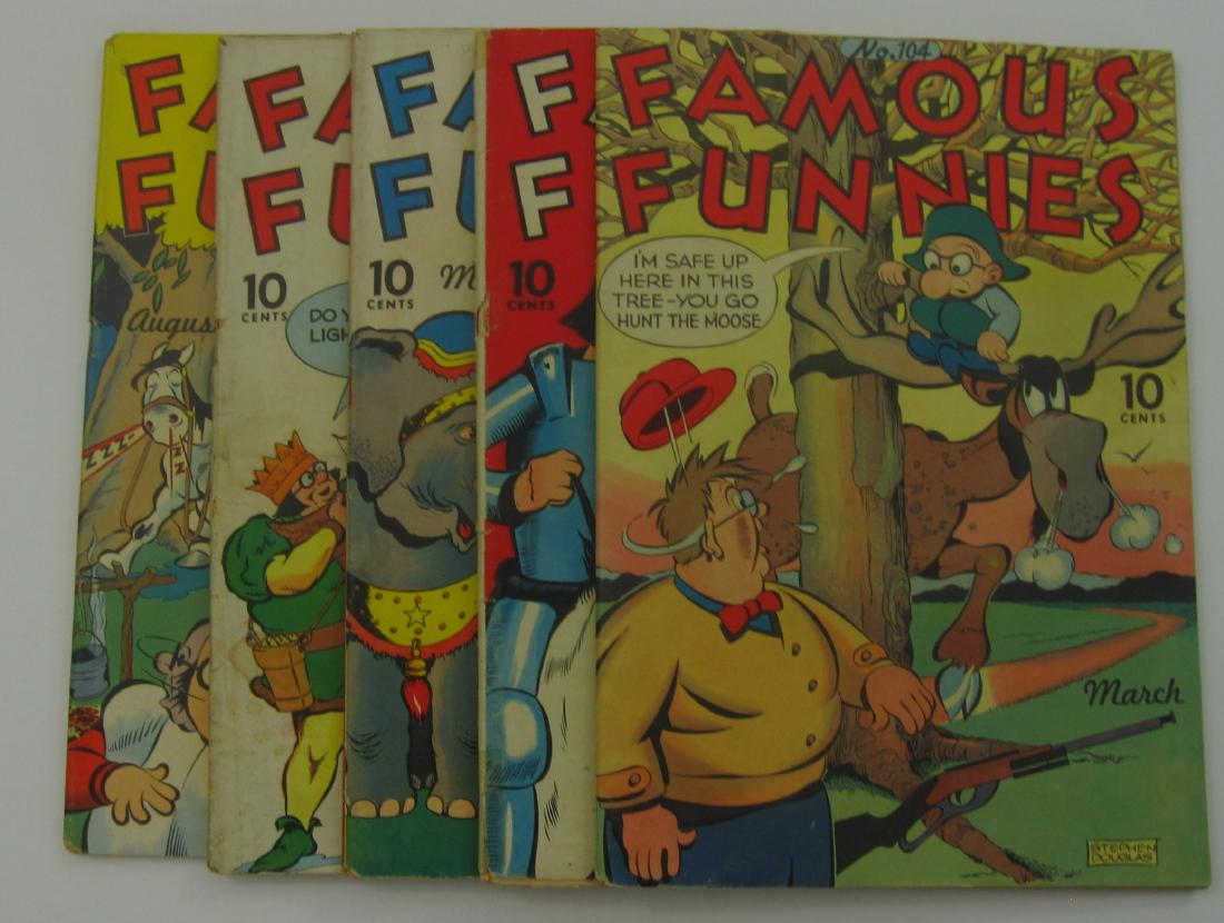 Famous Funnies (Eastern Color) #104-106, 108 & 109 (1 of 6)