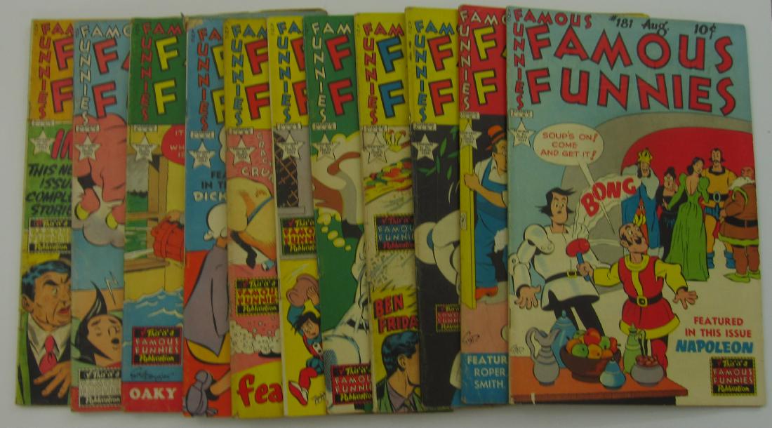 Famous Funnies (Eastern Color) #181-186,188-190,192,193 (1 of 7)