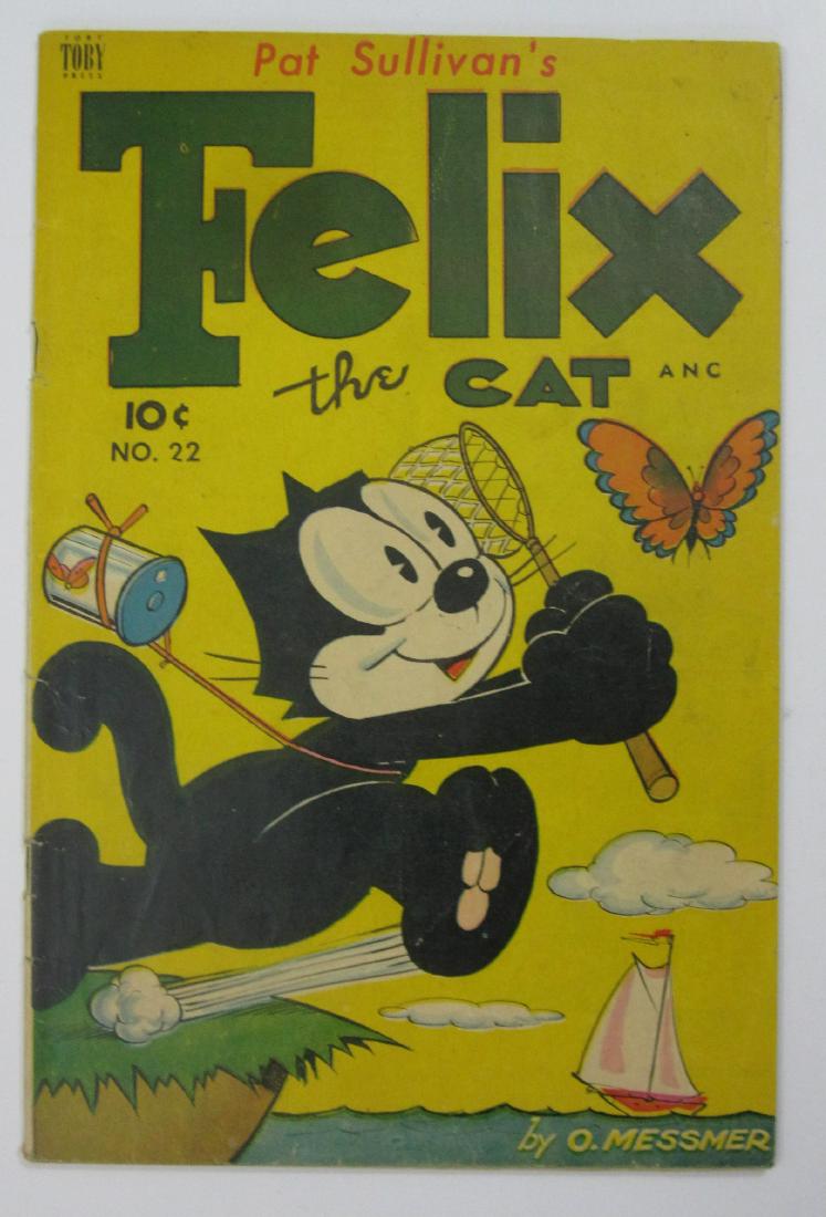 Felix The Cat #22 (1951 Toby Press) RARE DOUBLE COVER (1 of 7)