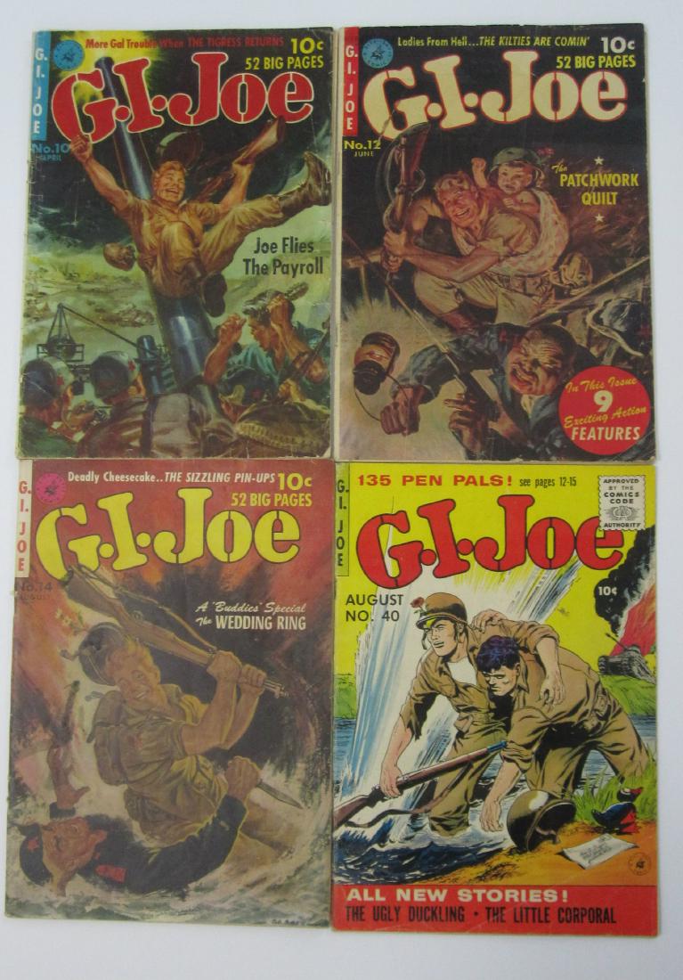 G.I. Joe Comic Books (Ziff-Davis) #10, 12, 14 & 40 (1 of 9)