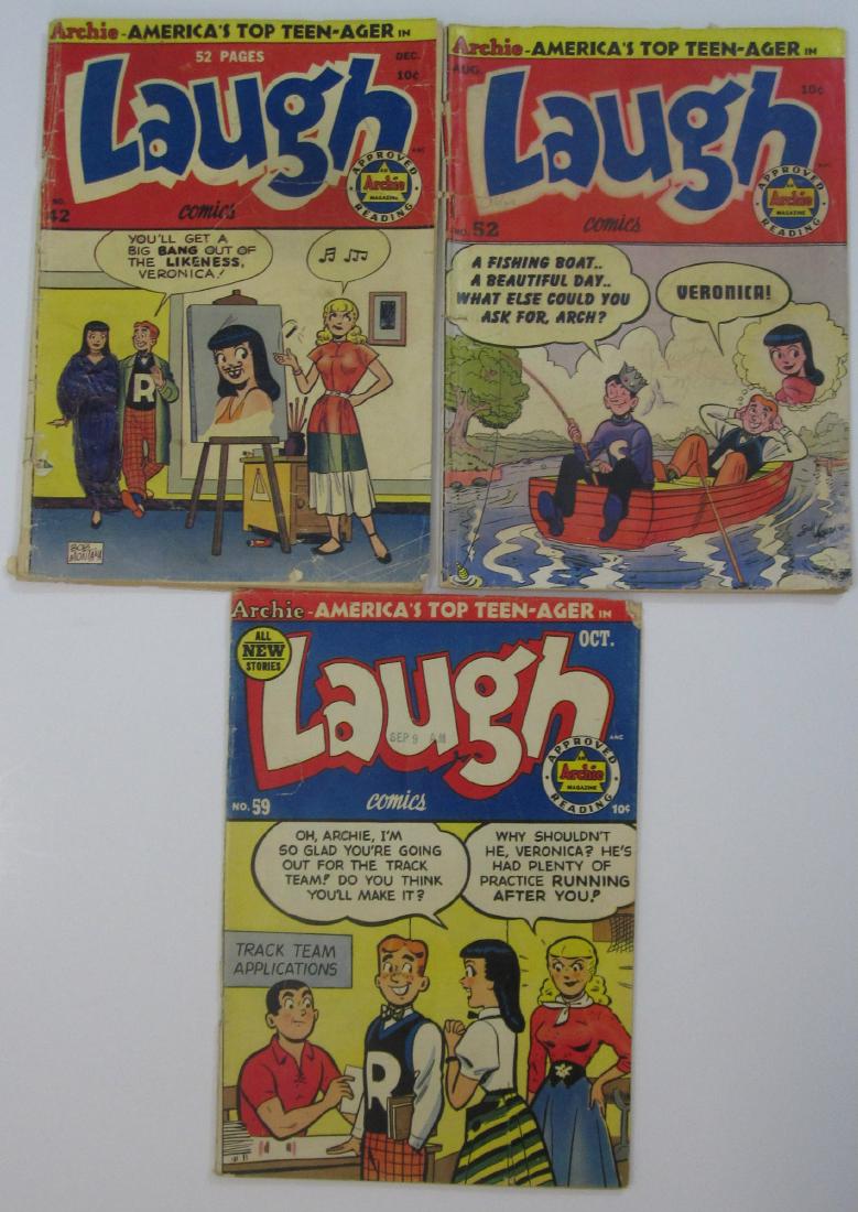 Laugh Comics (Archie Comics) Golden Age #42, 52 & 59 (1 of 7)