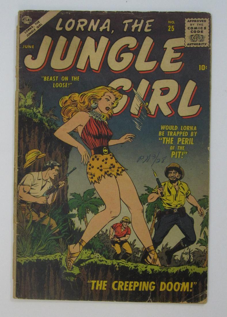 Lorna, The Jungle Girl Comics #23 & 25 (Atlas) (1 of 4)