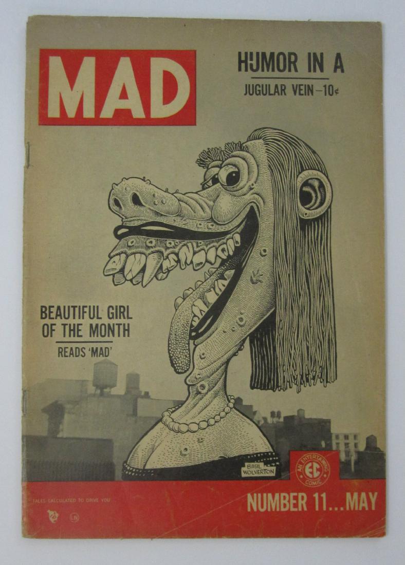 Mad #11 (May 1954, EC) Basil Wolverton cover (1 of 3)