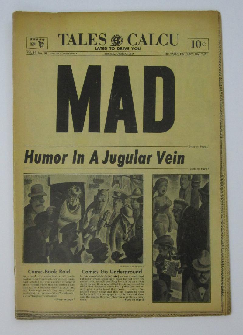 Mad #16 (Oct 1954, EC) Harvey Kurtzman cover (1 of 3)