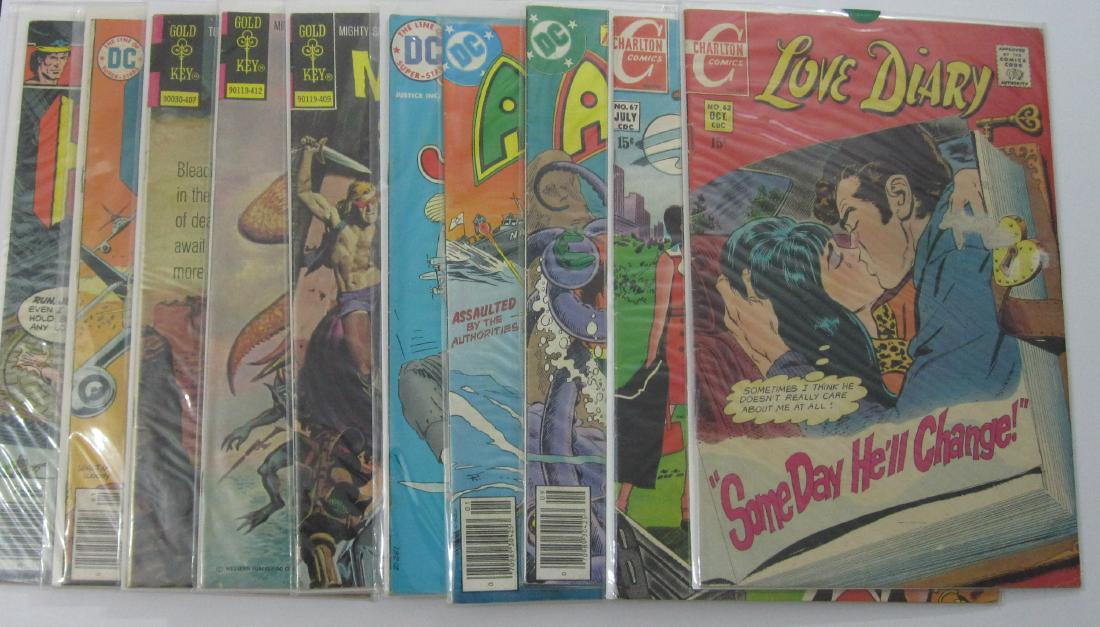 Marvel, DC, Charlton, Gold Key (50) Bronze Age iss #1: Includes Aquaman, Invaders, Superman and more. Condition ranges between VG 4.0 and FN 6.0