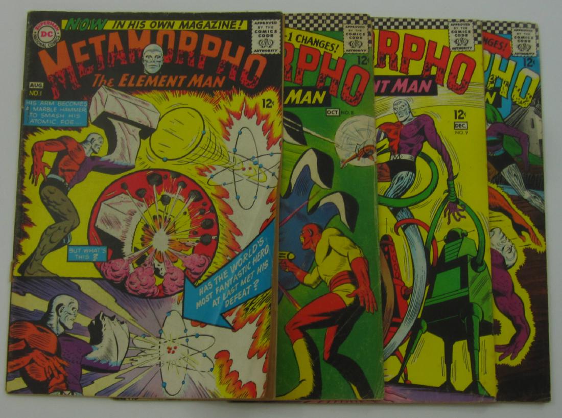 Metamorpho Comic Books (DC) #1, 8-10 (1 of 5)