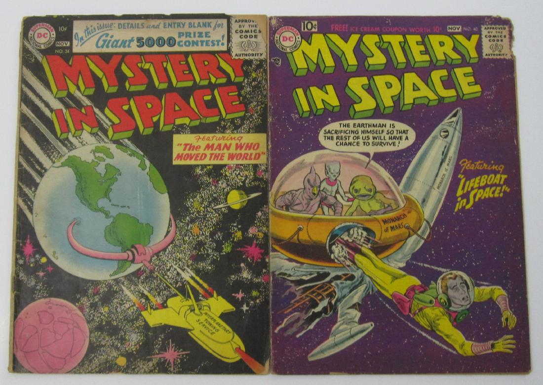 Mystery In Space Comic Books (DC) #34 & 40 (1 of 7)
